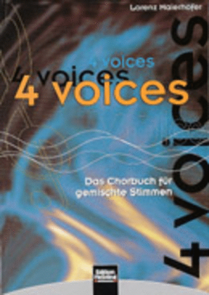 Book cover for 4 Voices - Das Chorbuch fur gemischte Stimmen SATB