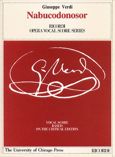 Nabucodonosor by Giuseppe Verdi Voice - Sheet Music