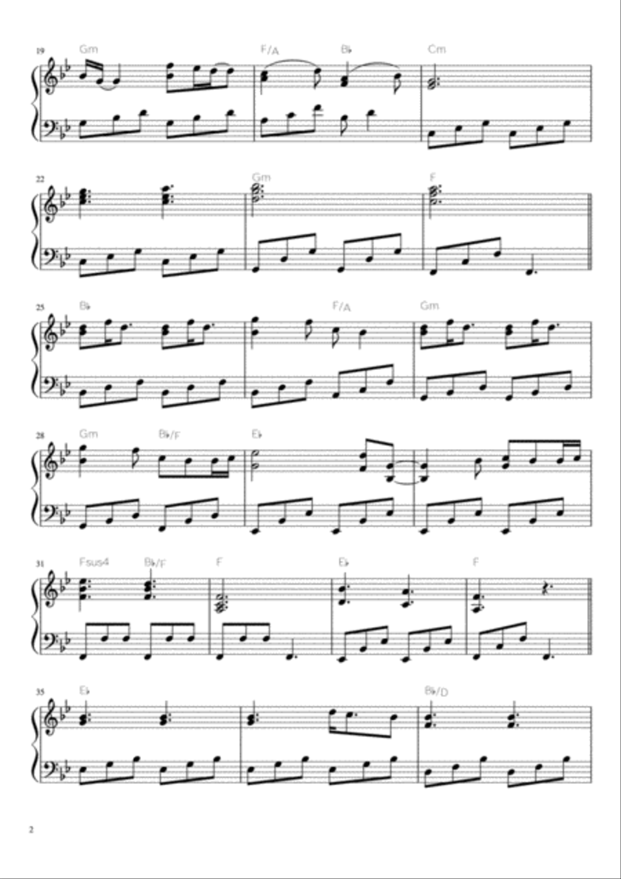 A Thousand Years A Thousand Years Piano Solo scores gallery preview page 2