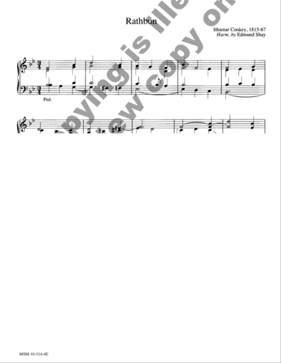Hymn Harmonizations, Set 3 Organ scores gallery preview page 35