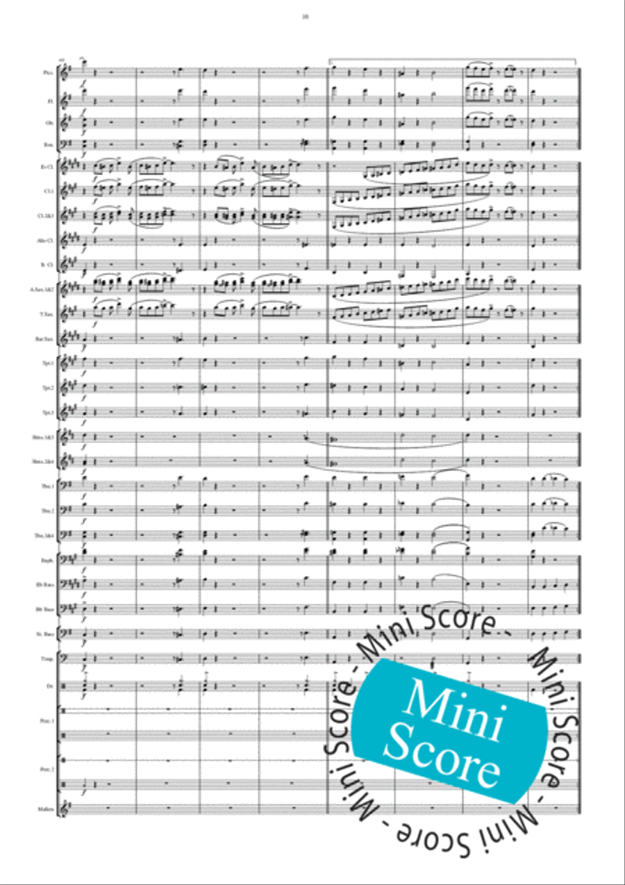 Car Car Concert Band scores gallery preview page 14