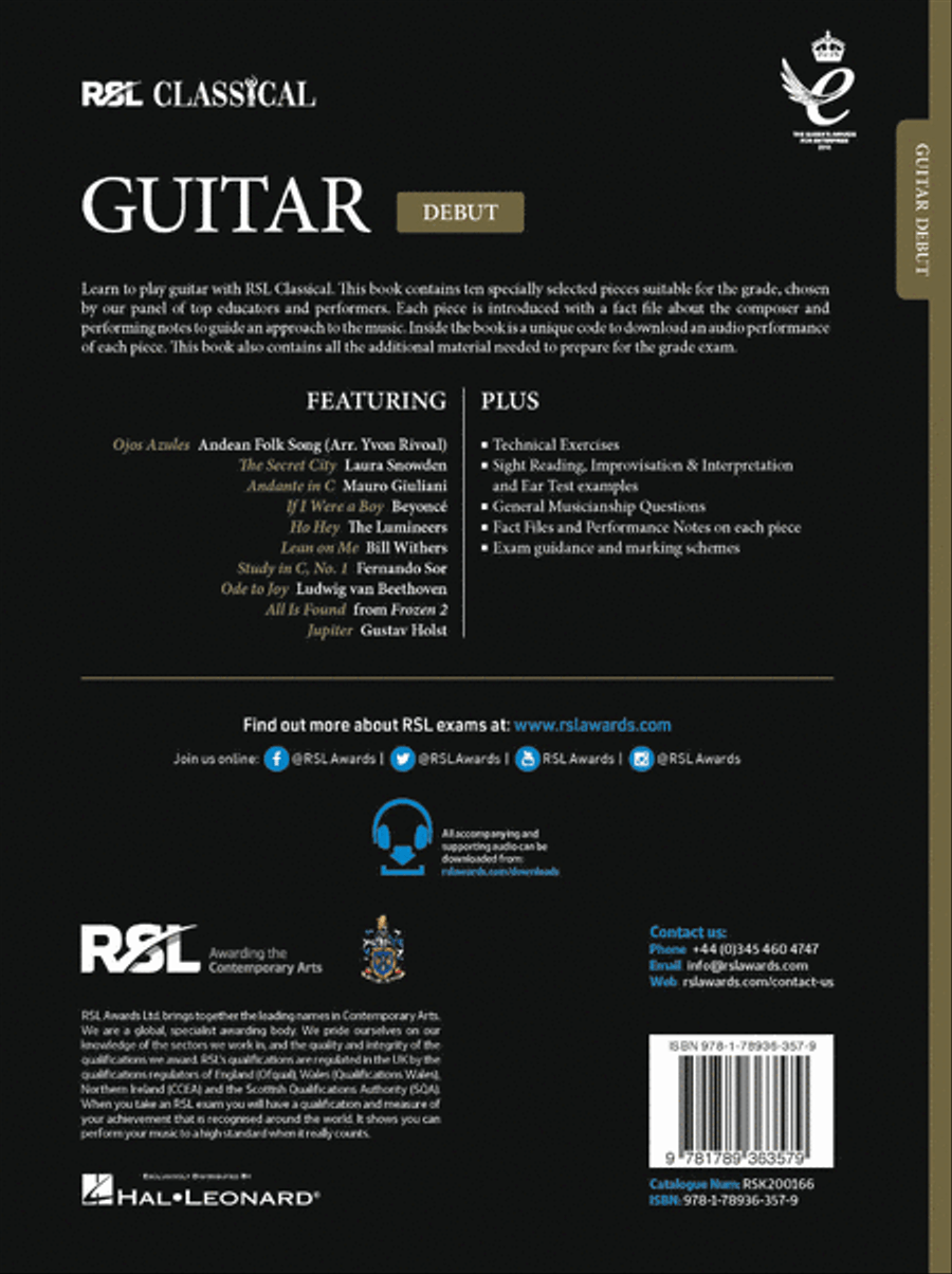 RSL Classical Guitar Debut (2022) Acoustic Guitar scores gallery preview page 2
