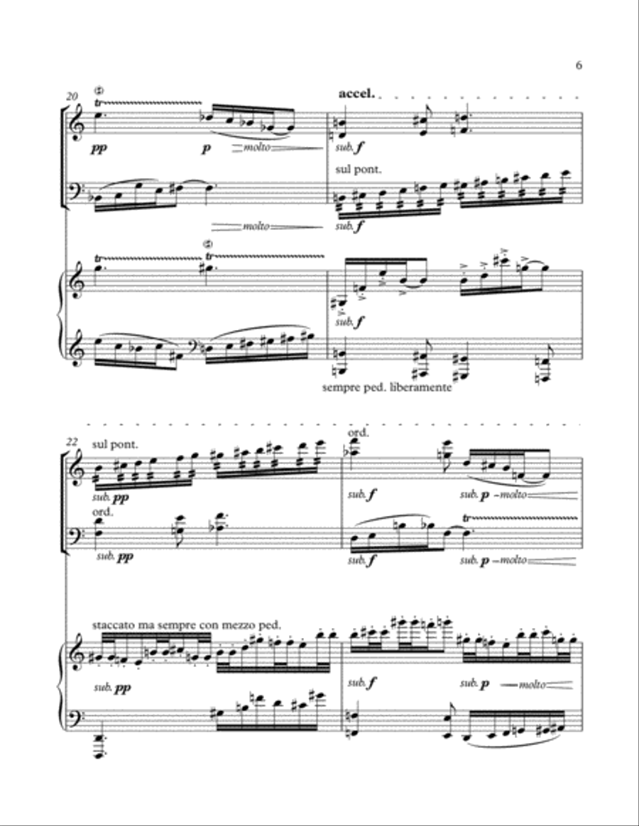 Love Letters from the Lost Cause (score and parts) Piano Trio scores gallery preview page 5