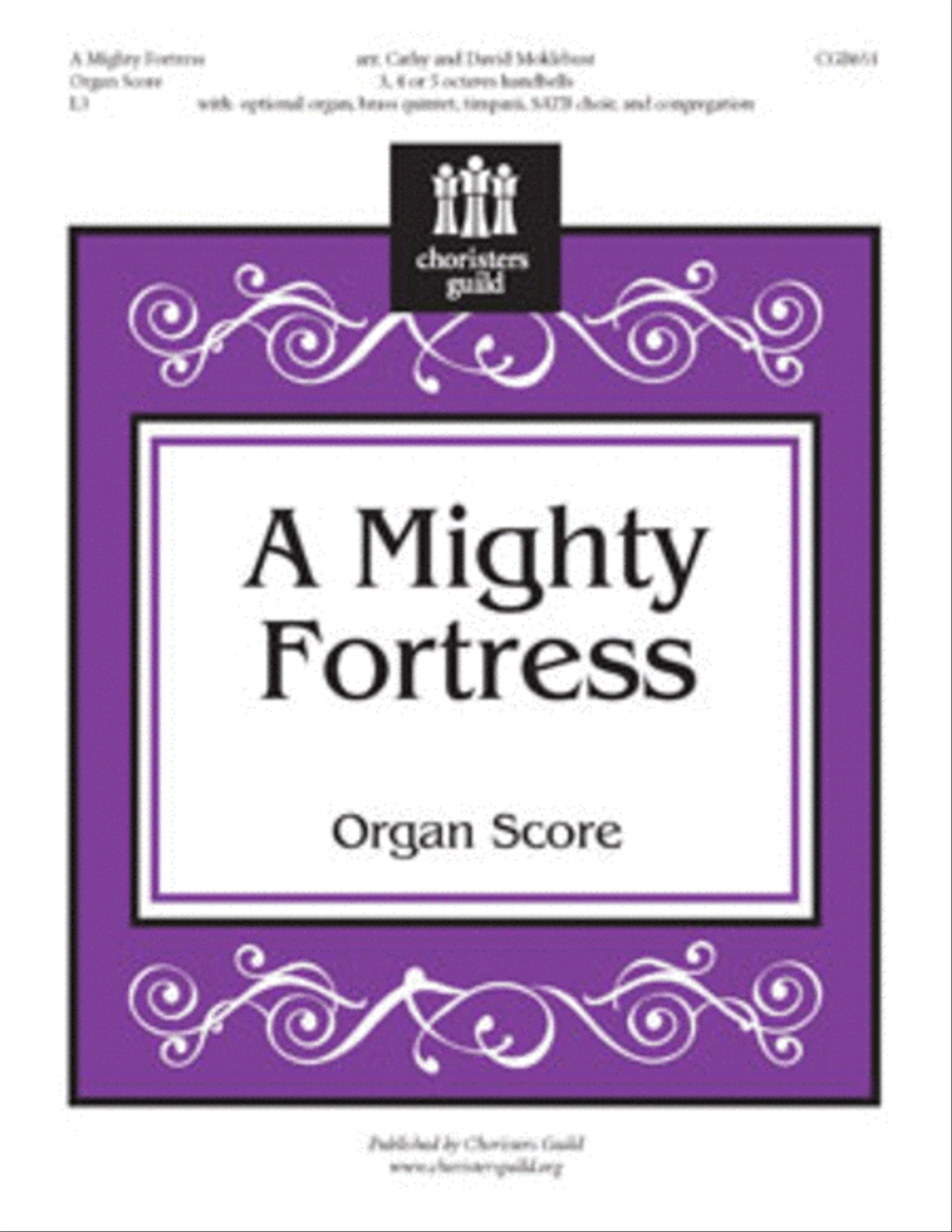 A Mighty Fortress Organ Score Handbell Choir scores gallery preview page 1