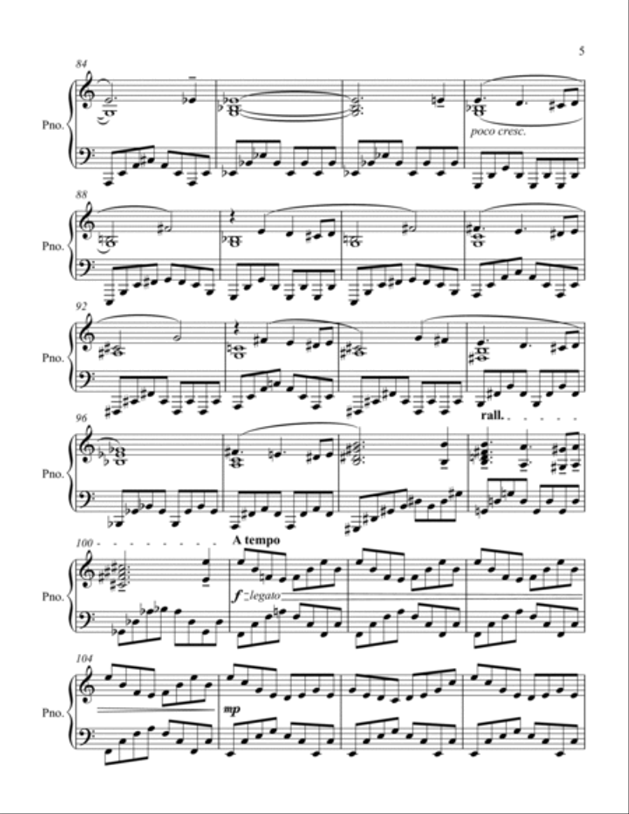 Fantasy Piano Solo scores gallery preview page 5