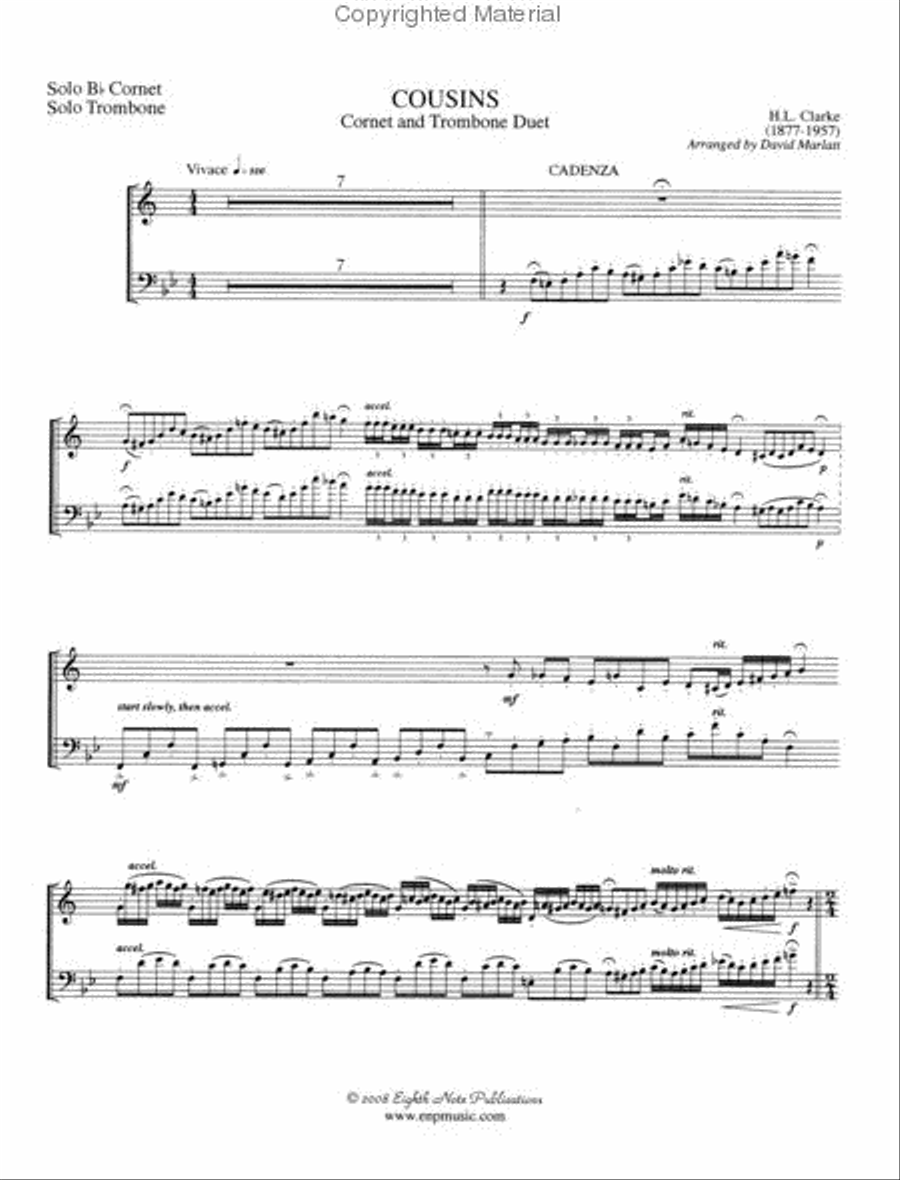 Cousins Brass Ensemble scores gallery preview page 4