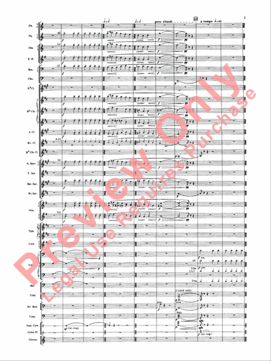 Russian Christmas Music Concert Band scores gallery preview page 8
