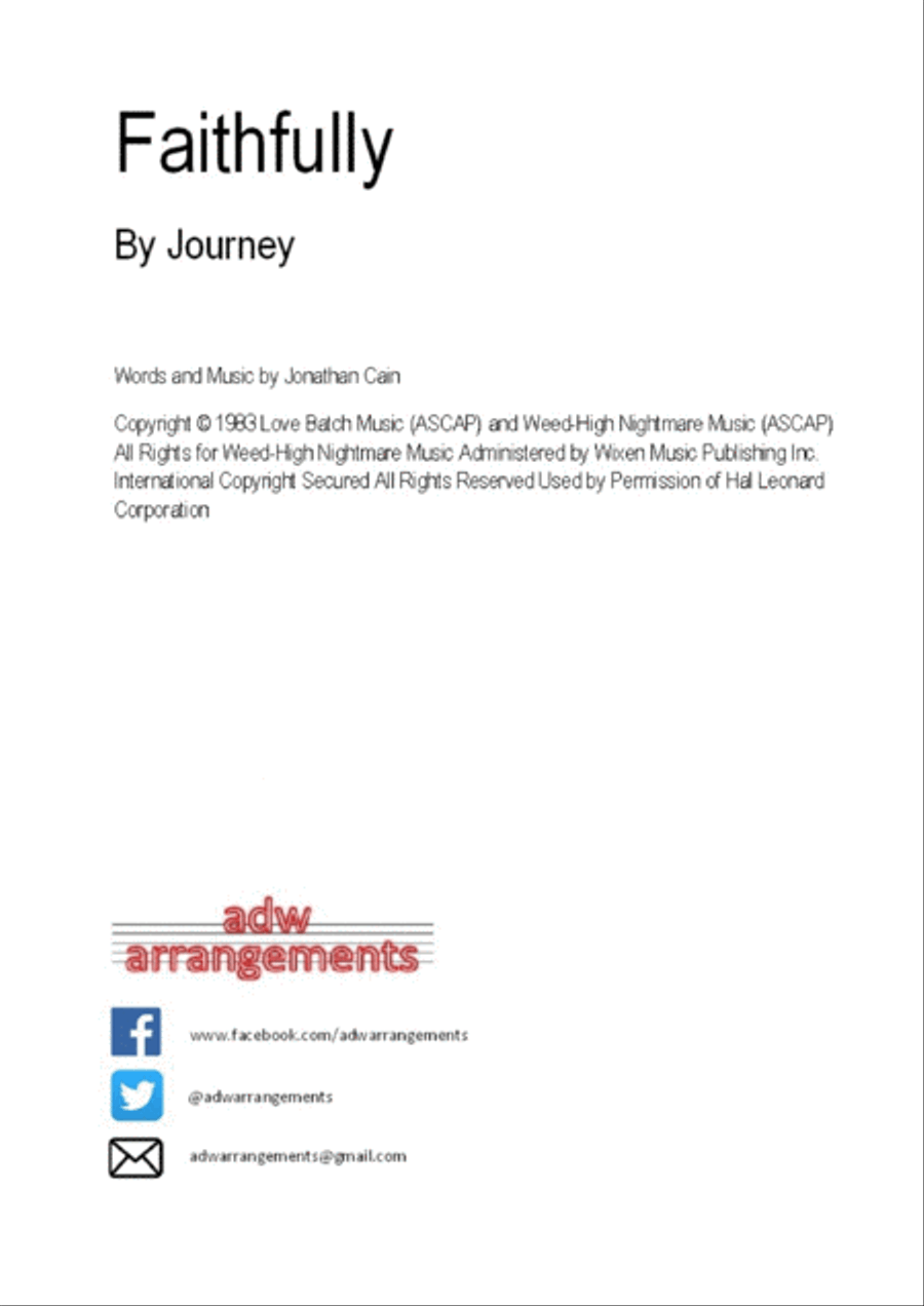 Faithfully String Quartet scores gallery preview page 1