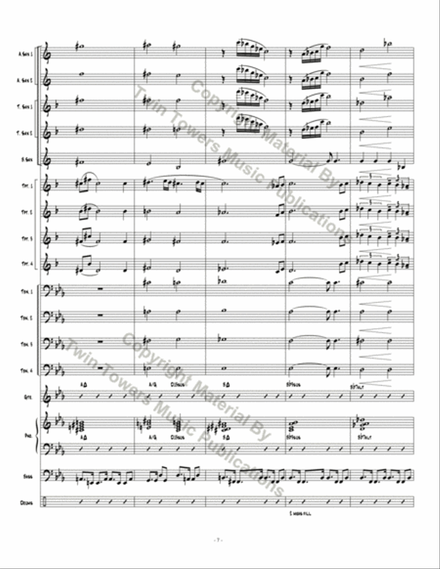 Summer Groove Jazz Ensemble scores gallery preview page 8