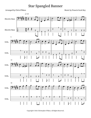 Star Spangled Banner-Bass