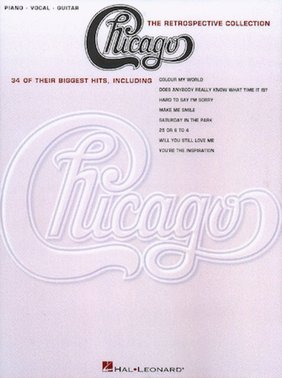 Chicago – The Retrospective Collection Piano, Vocal, Guitar scores gallery preview page 1