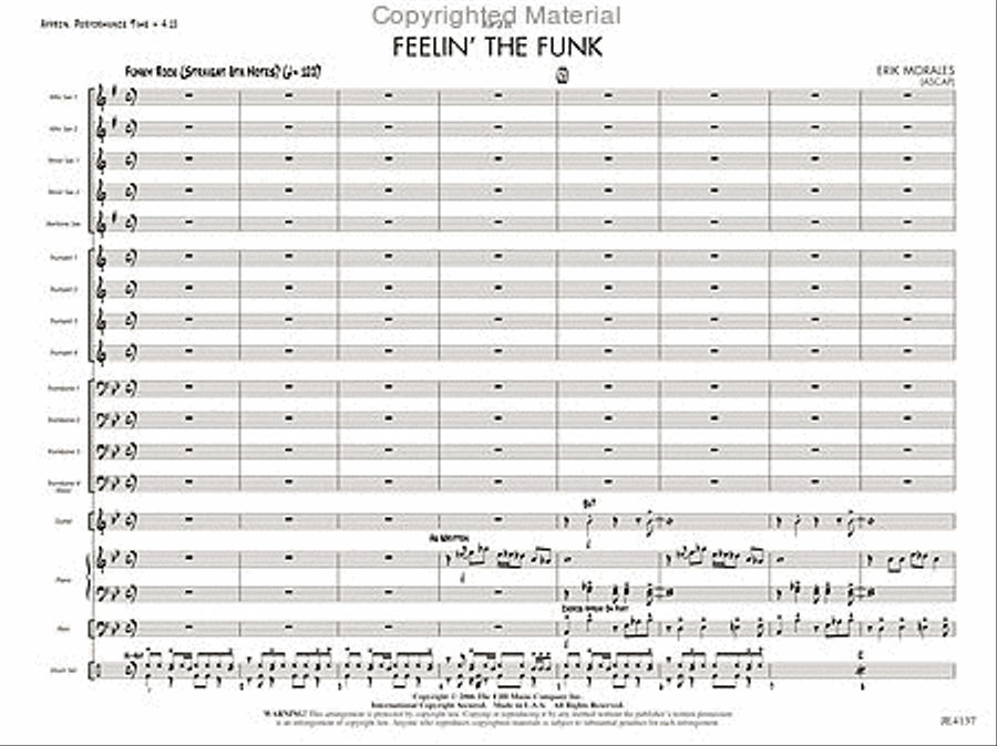 Feelin' the Funk Jazz Ensemble scores gallery preview page 2
