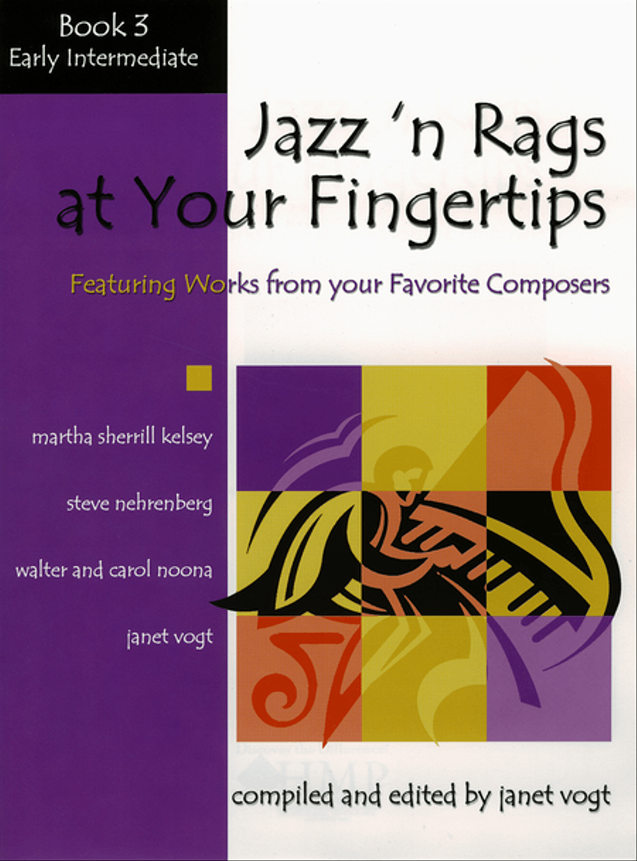 Jazz 'n Rags at Your Fingertips - Book 3, Early Intermediate Piano Solo scores gallery preview page 1