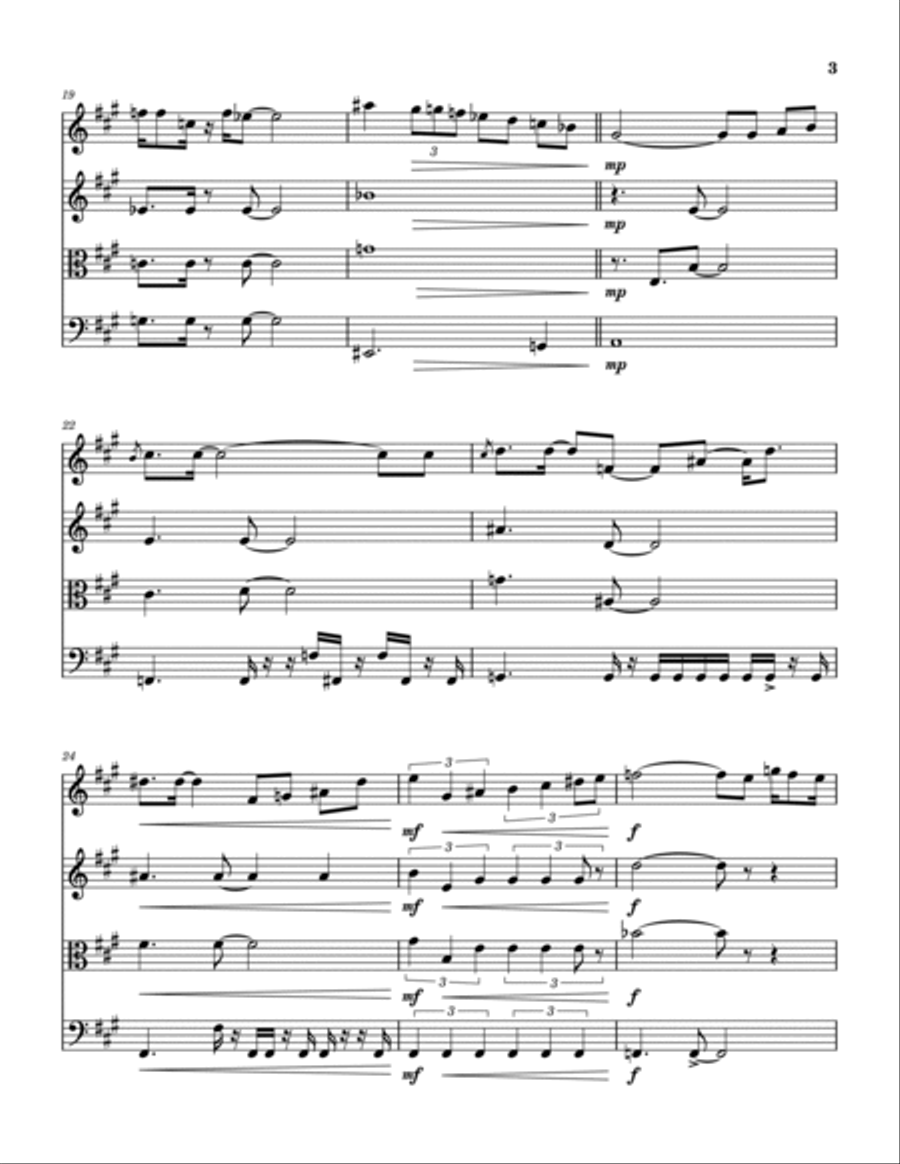 Lenore String Quartet scores gallery preview page 4