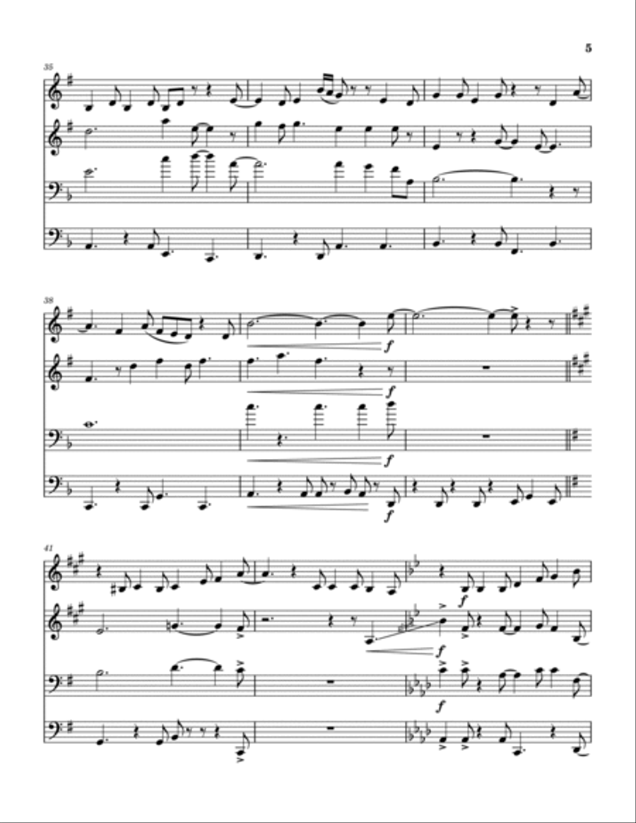 Independently Owned Independently Owned Brass Quartet scores gallery preview page 6