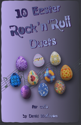 Book cover for 10 Easter Rock'n'Roll Duets for Cello