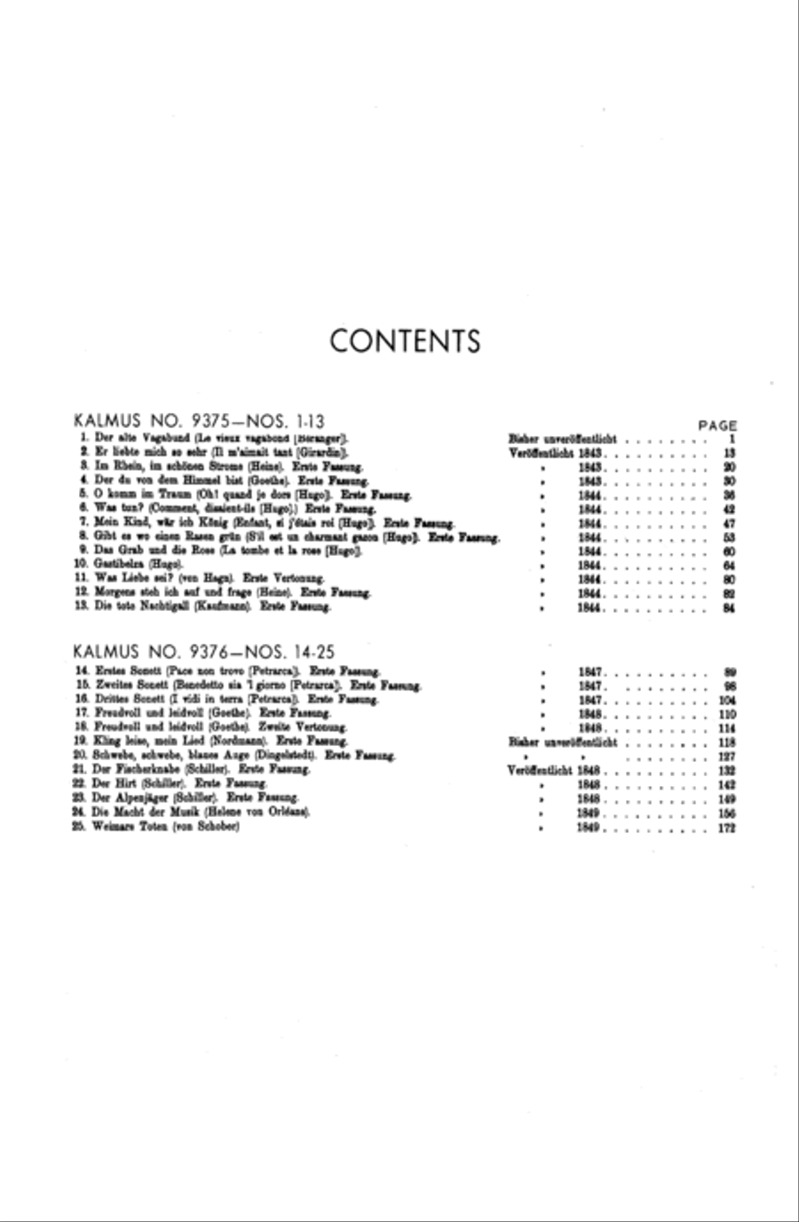 Songs, Volume 2