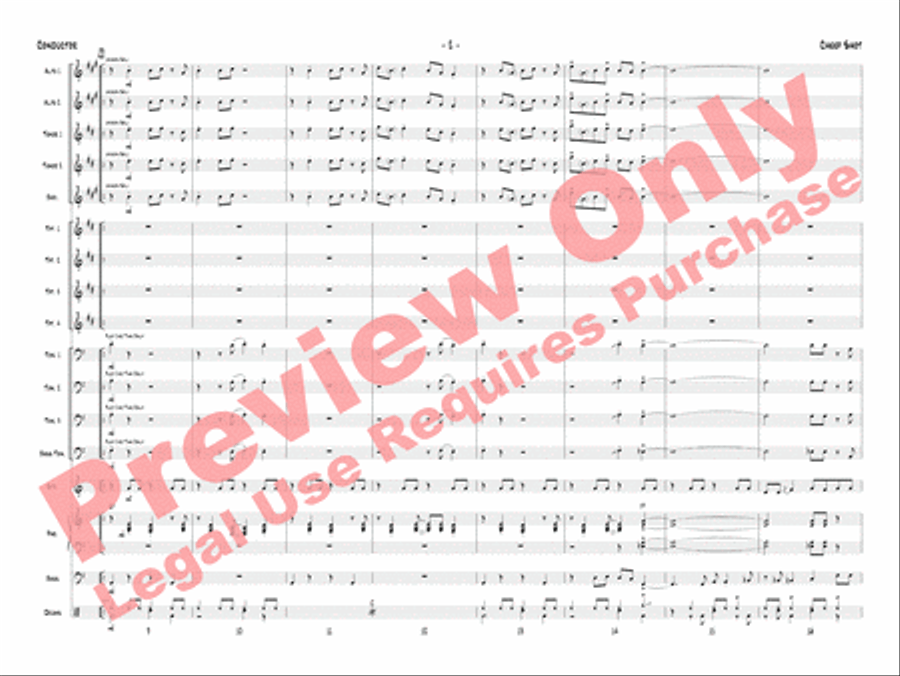Cheep Shot Cheep Shot Jazz Ensemble scores gallery preview page 5