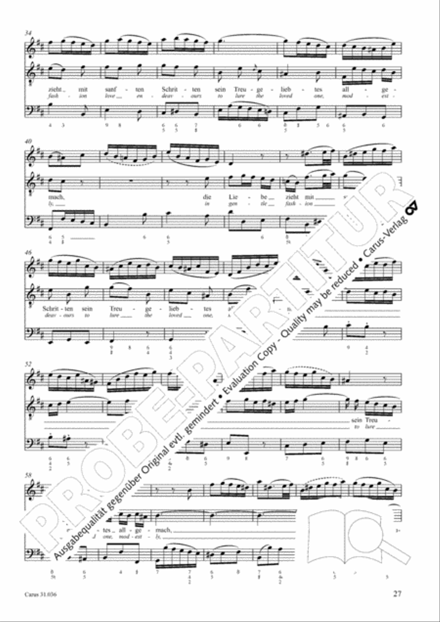 Up joyous raise your song (Schwingt freudig euch empor) 4-Part scores gallery preview page 28