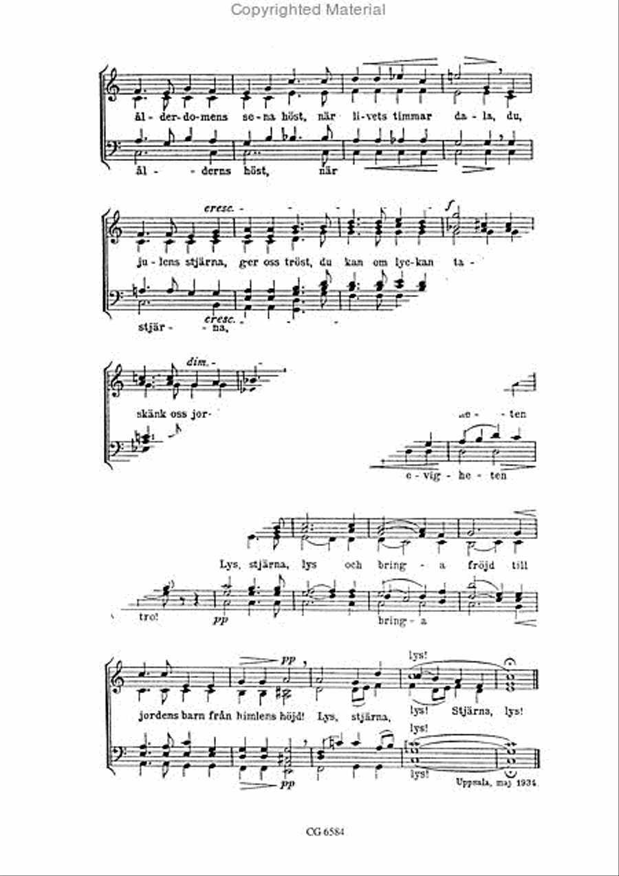 Julsang Choir scores gallery preview page 3