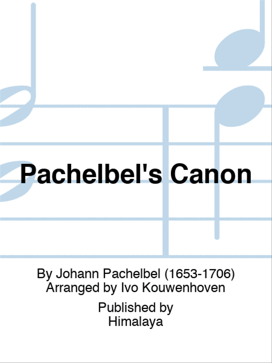 Pachelbel's Canon Concert Band scores gallery preview page 1