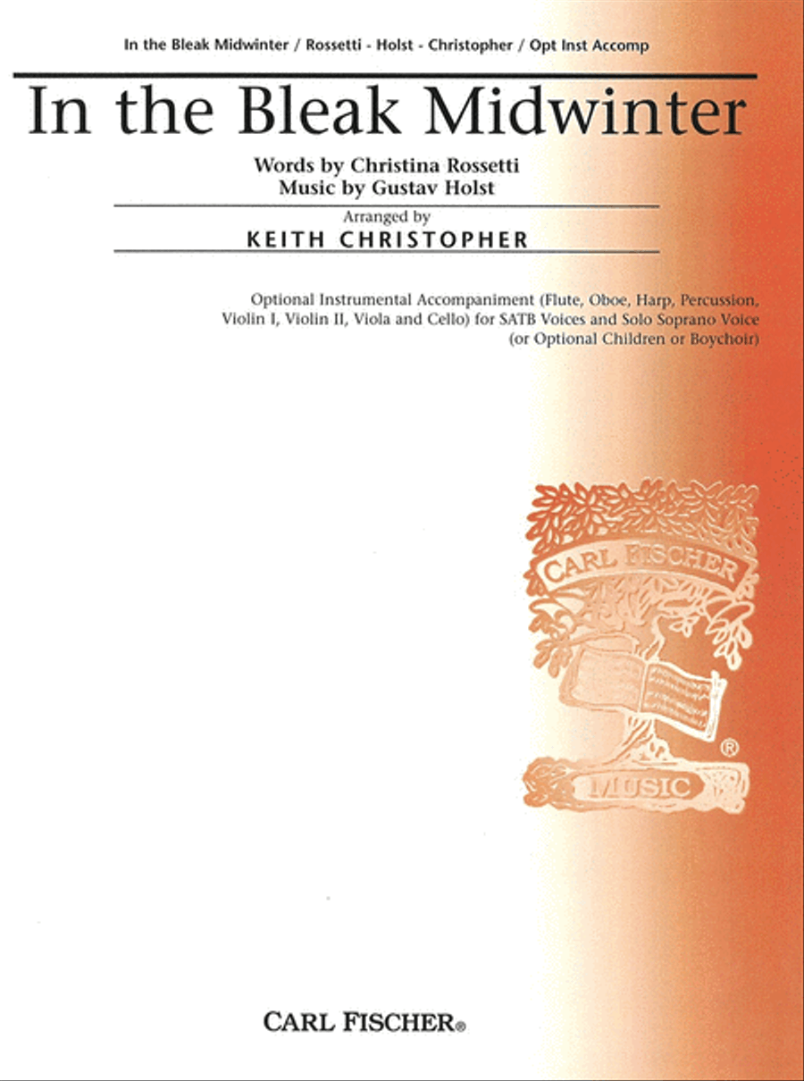In the Bleak Midwinter In the Bleak Midwinter 4-Part scores gallery preview page 1