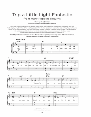 Trip A Little Light Fantastic (from Mary Poppins Returns)
