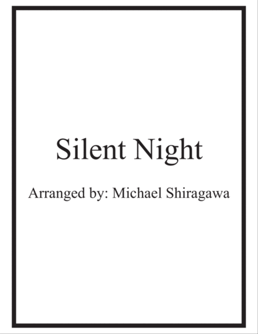 Silent Night - Violin Violin Solo scores gallery preview page 1