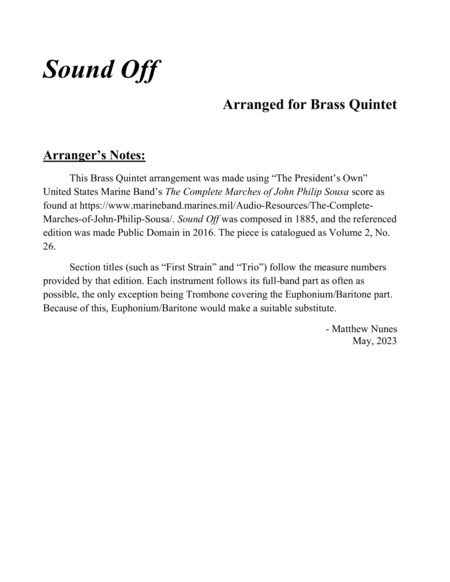 Sound Off image number null