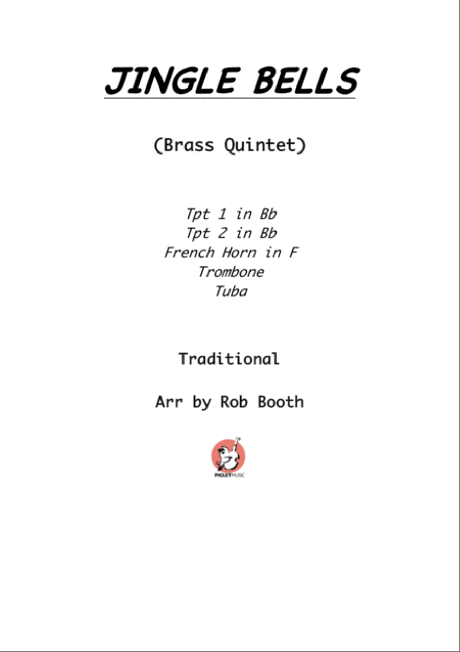 Jingle Bells - Brass Quintet Brass Quintet scores gallery preview page 1