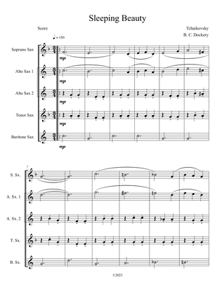 Sleeping Beauty Waltz (Saxophone Quintet)