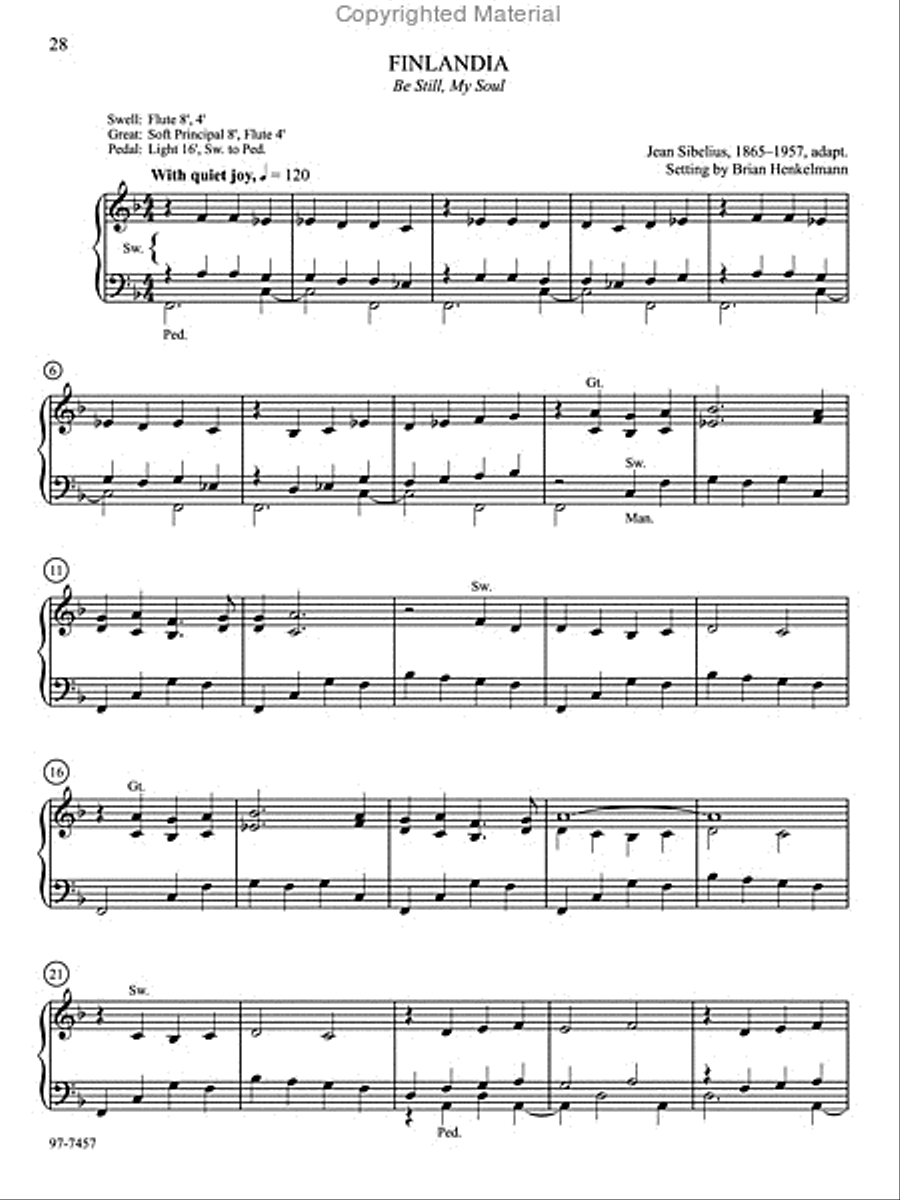 Hymn Prelude Library: Lutheran Service Book, Vol. 4 (FG) Organ scores gallery preview page 3