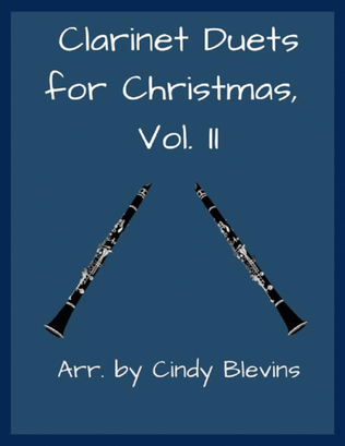 Book cover for Clarinet Duets for Christmas, Vol. II