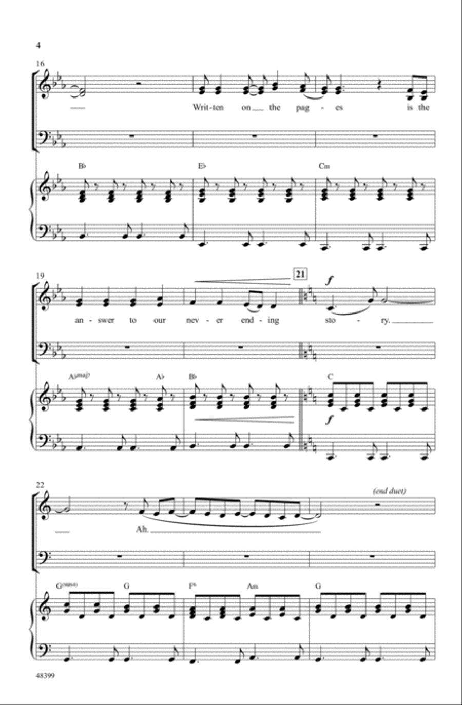 The Never Ending Story The Never Ending Story Choir scores gallery preview page 3