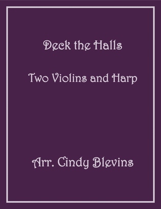 Book cover for Deck the Halls, Two Violins and Harp
