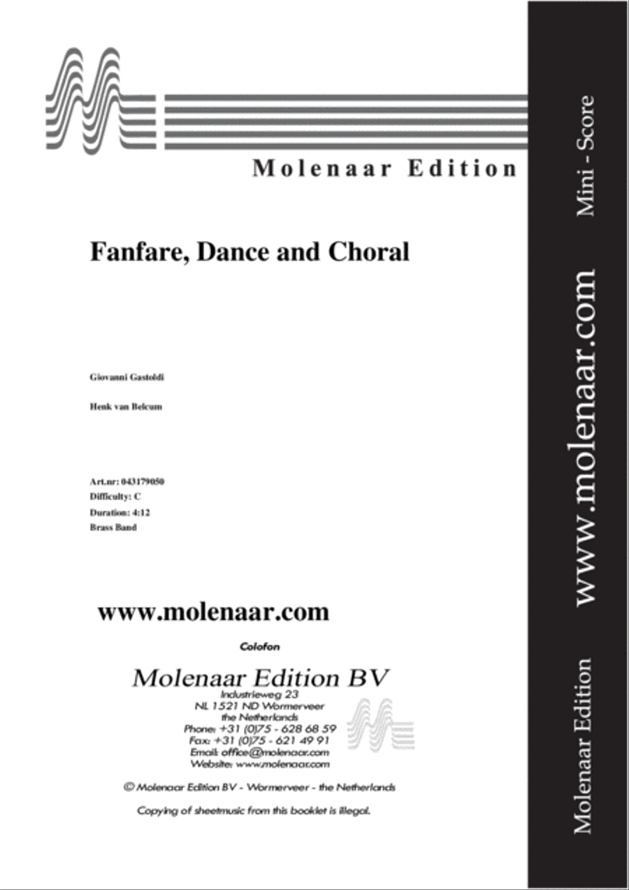 Fanfare, Dance and Choral Choir scores gallery preview page 2