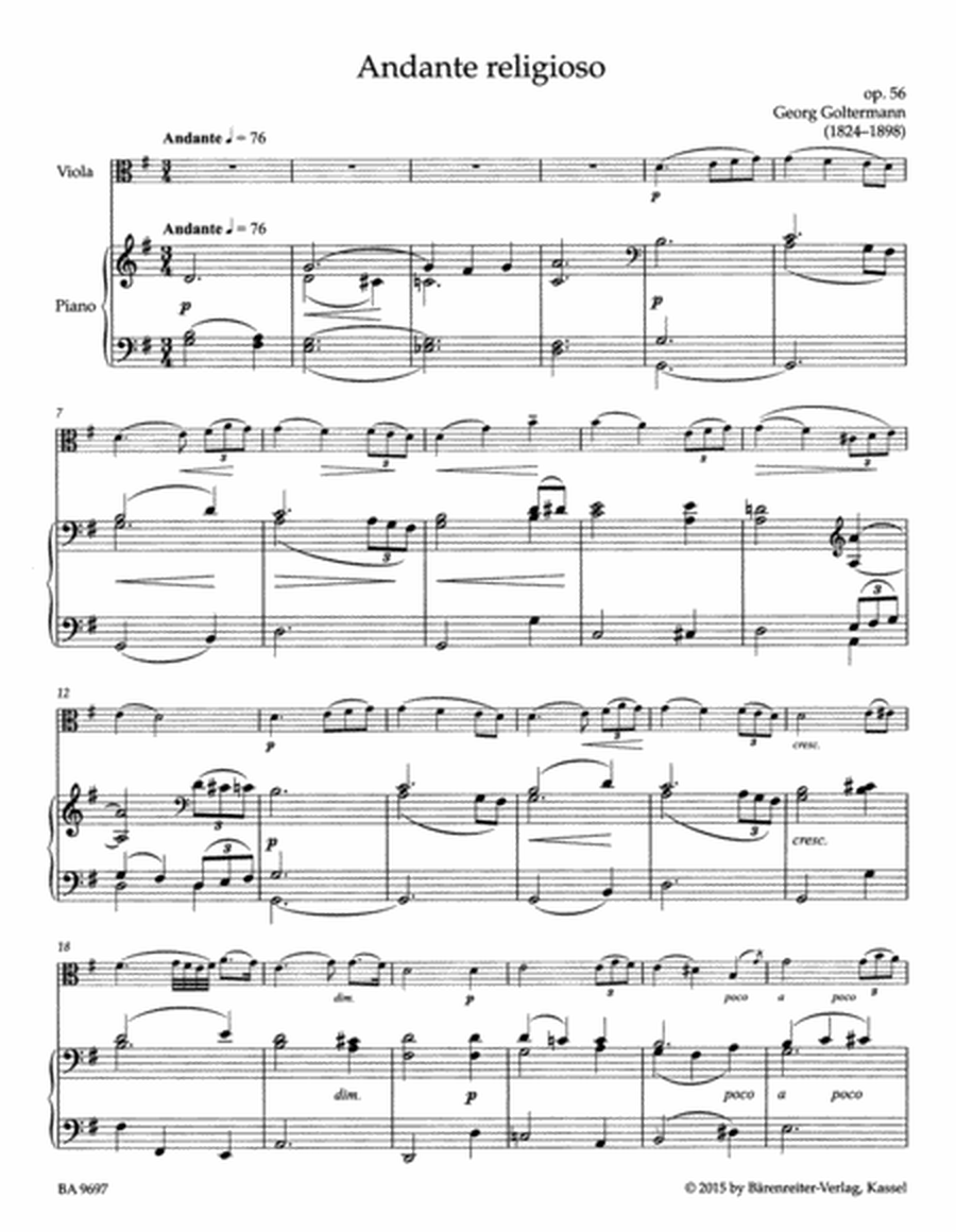 Concert Pieces for Viola and Piano
