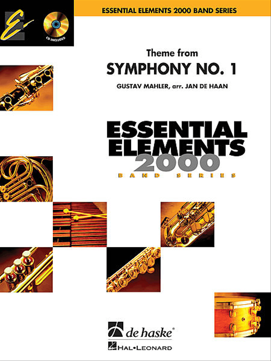 Theme from Symphony No. 1 Concert Band scores gallery preview page 1