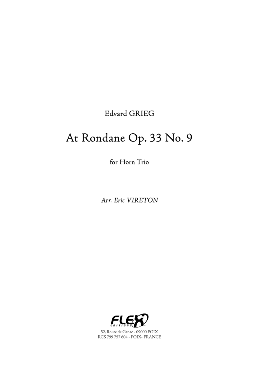 At Rondane Woodwind Trio scores gallery preview page 1