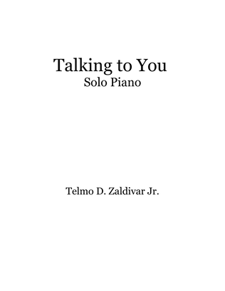 Talking To You