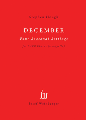 Book cover for December - Four Seasonal Settings