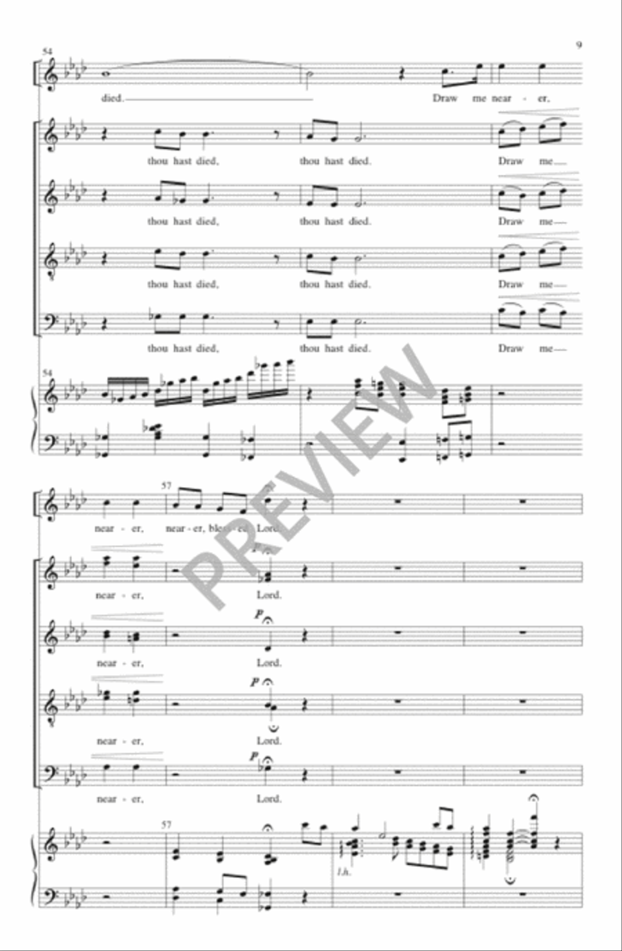 Draw Me Nearer Divisi scores gallery preview page 9