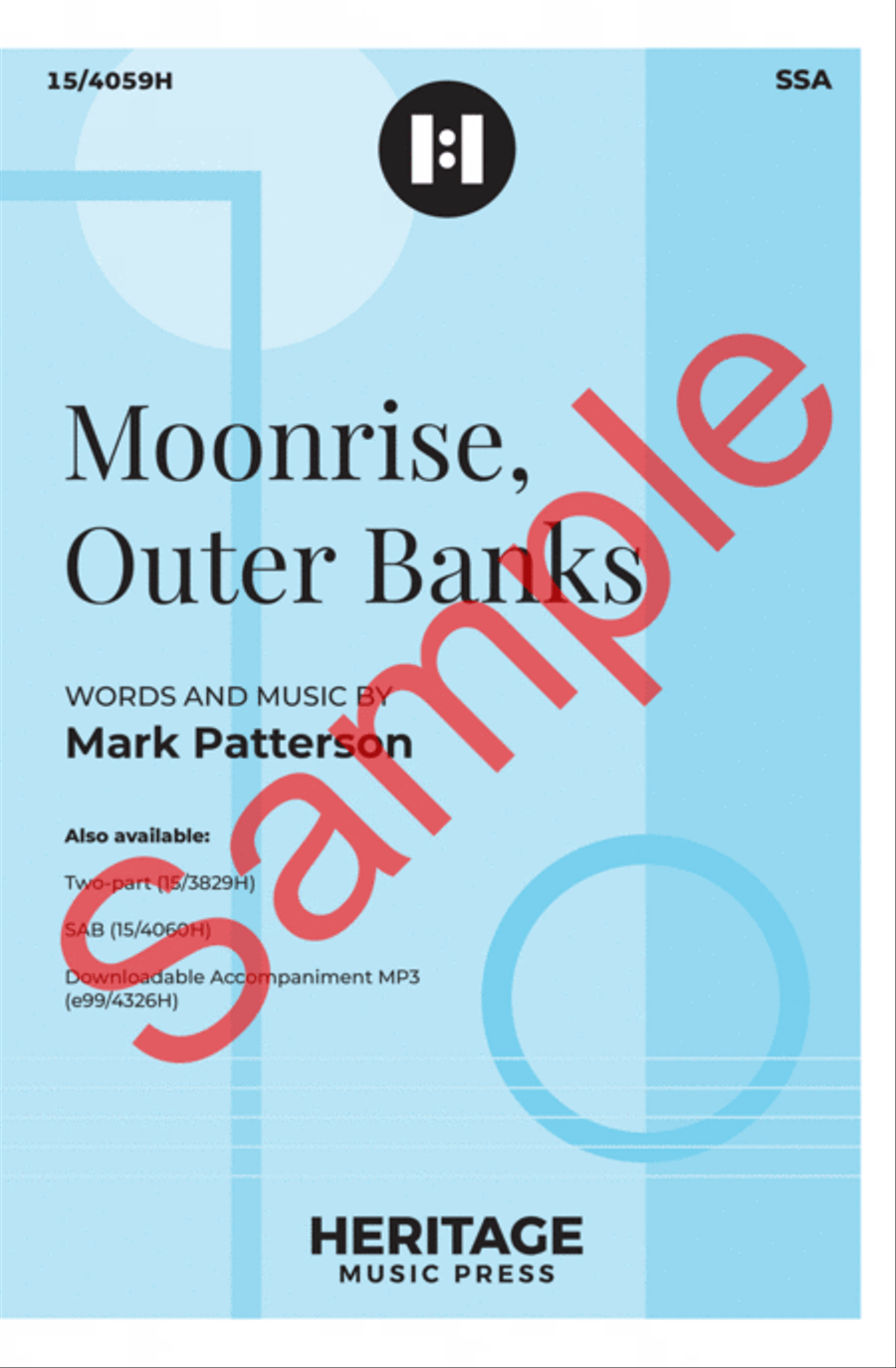 Moonrise, Outer Banks SSA scores gallery preview page 2