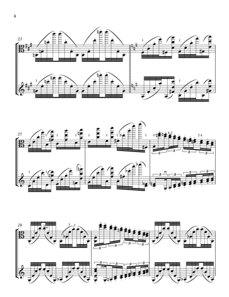Paganini 24 Caprices: #1 for viola and violin image number null