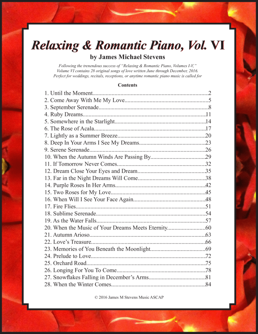 Relaxing & Romantic Piano, Vol. VI image number null