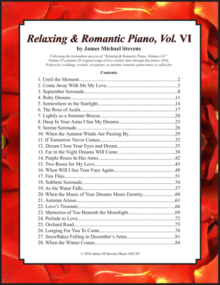 Relaxing & Romantic Piano, Vol. VI image number null