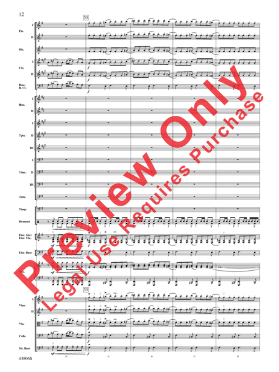 A Mad Russian's Christmas Full Orchestra scores gallery preview page 40
