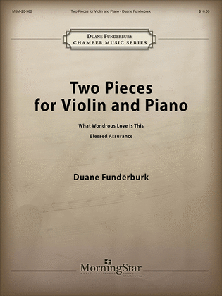 Book cover for Two Pieces for Violin and Piano