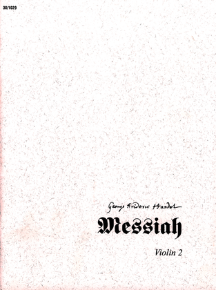Book cover for Messiah - Violin II