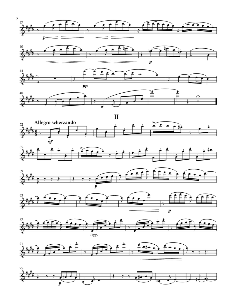 Bassoon Sonata Op.168 - Baritone Saxophone Bassoon scores gallery preview page 4